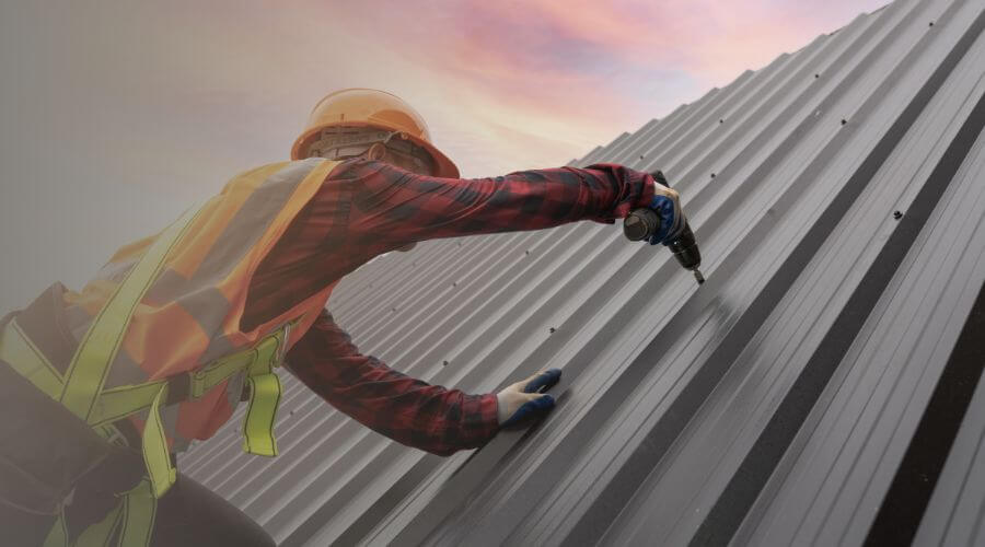 Professional gutter cleaning in Beach, ND